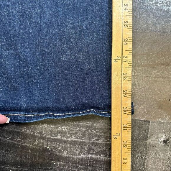 Seven 7 For All Mankind Jeans Women’s Size 26 Bootcut Blue Denim Dark Wash - Picture 3 of 11